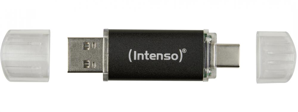 Intenso USB Stick 512GB Speicherstick Twist Line USB 3.2 Gen. 1x1 USB-A / USB-C