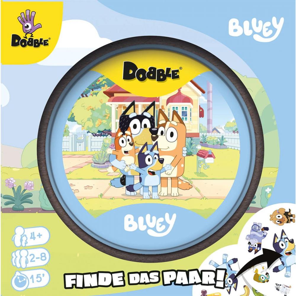 Zygomatic Familienspiel Reaktionsspiel Dobble Bluey ZYGD0057