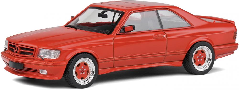 Solido Modellauto Maßstab 1:43 Mercedes Benz 560 SEC AMG rot 1990 S4310902