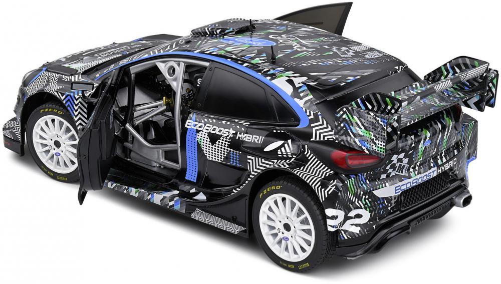 Solido Modellauto Maßstab 1:18 Ford Puma WRC schwarz 2021 S1809501