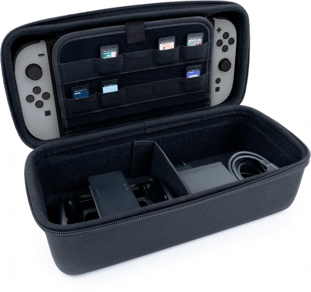 Nacon für Nintendo Switch 2 / Switch / Lite / OLED Tasche XL Travel Case schwarz NA028164