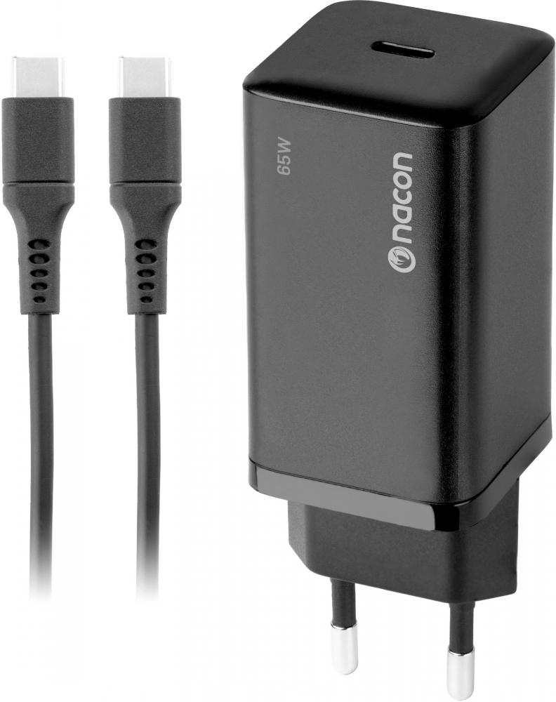 Nacon Ladegerät für Nintendo Switch 2 Switch / Lite / OLED AC-Adapter Ladekabel schwarz NA028201