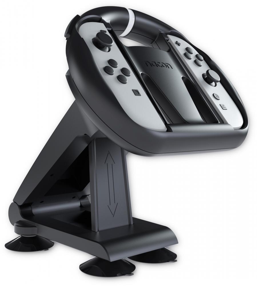 Nacon für Nintendo Switch 2 foldable Wheel klappbares Lenkrad Aufnahme Joy-Con schwarz NA028232
