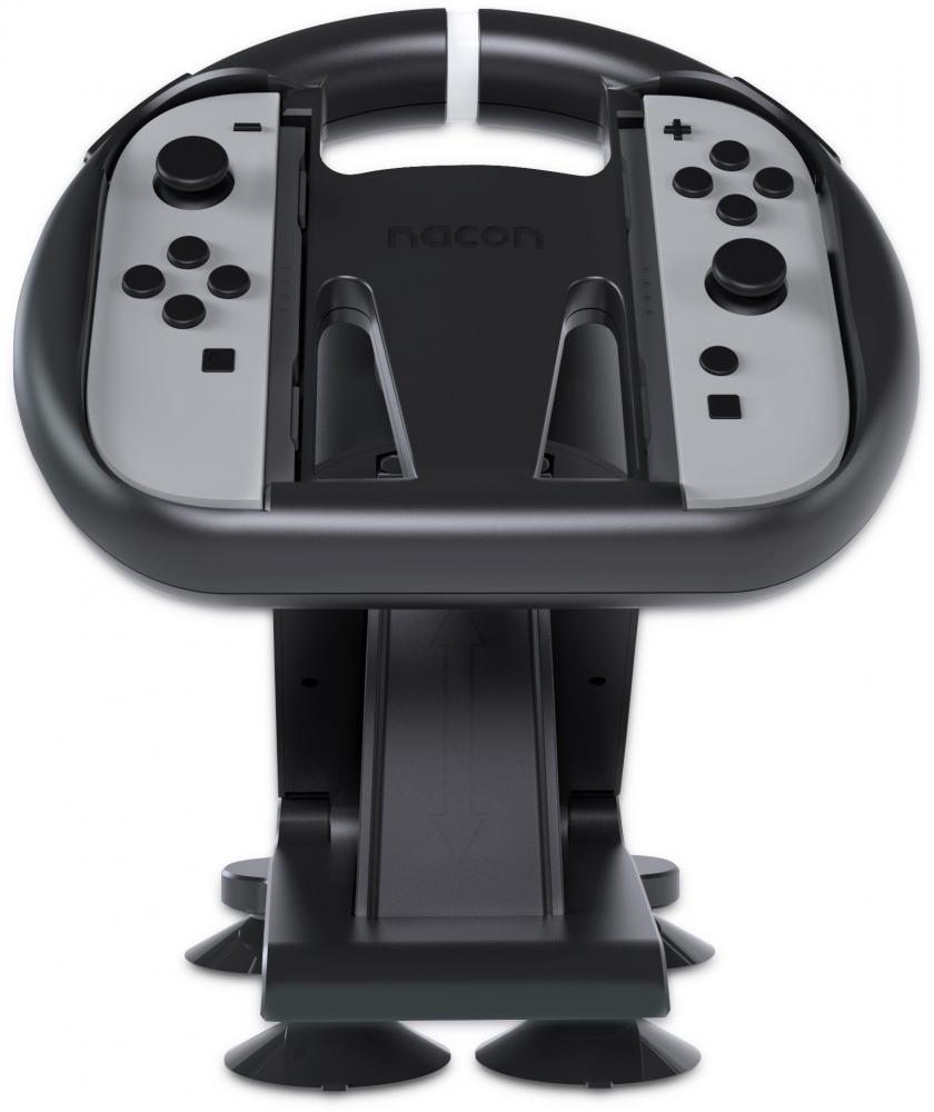 Nacon für Nintendo Switch 2 foldable Wheel klappbares Lenkrad Aufnahme Joy-Con schwarz NA028232
