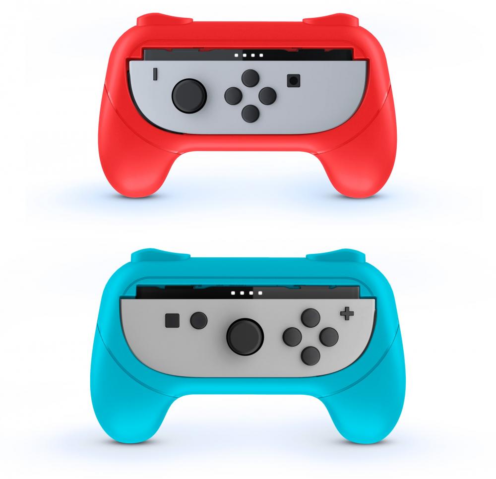 Nacon für Nintendo Switch 2 Joy-Con Grip Duo Pack 2er Set blau und rot NA028812