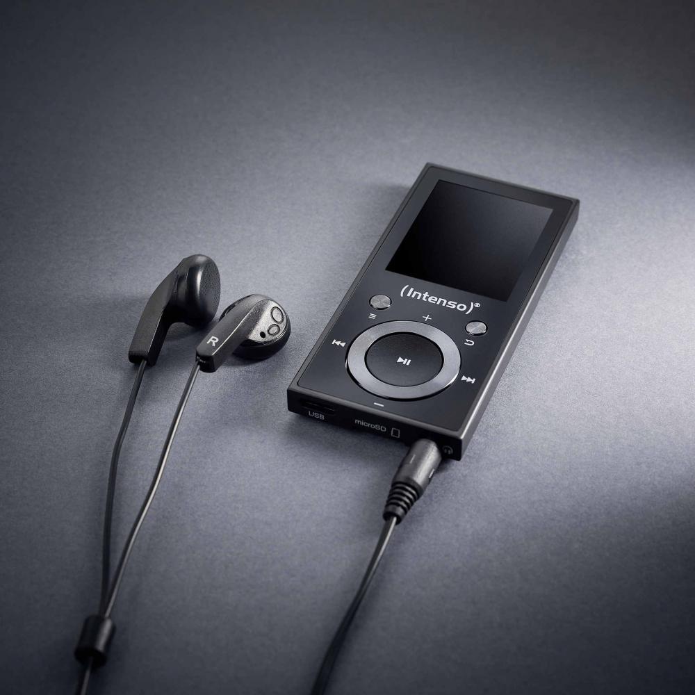 Intenso MP3 Player Video Scooter Bluetooth 64GB 1,8 Zoll Display schwarz