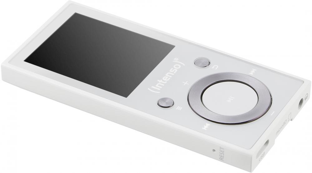 Intenso MP3 Player Video Scooter Bluetooth 64GB 1,8 Zoll Display weiß
