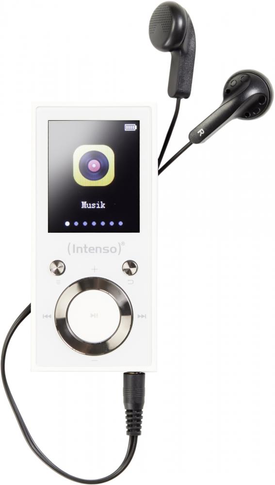 Intenso MP3 Player Video Scooter Bluetooth 64GB 1,8 Zoll Display weiß