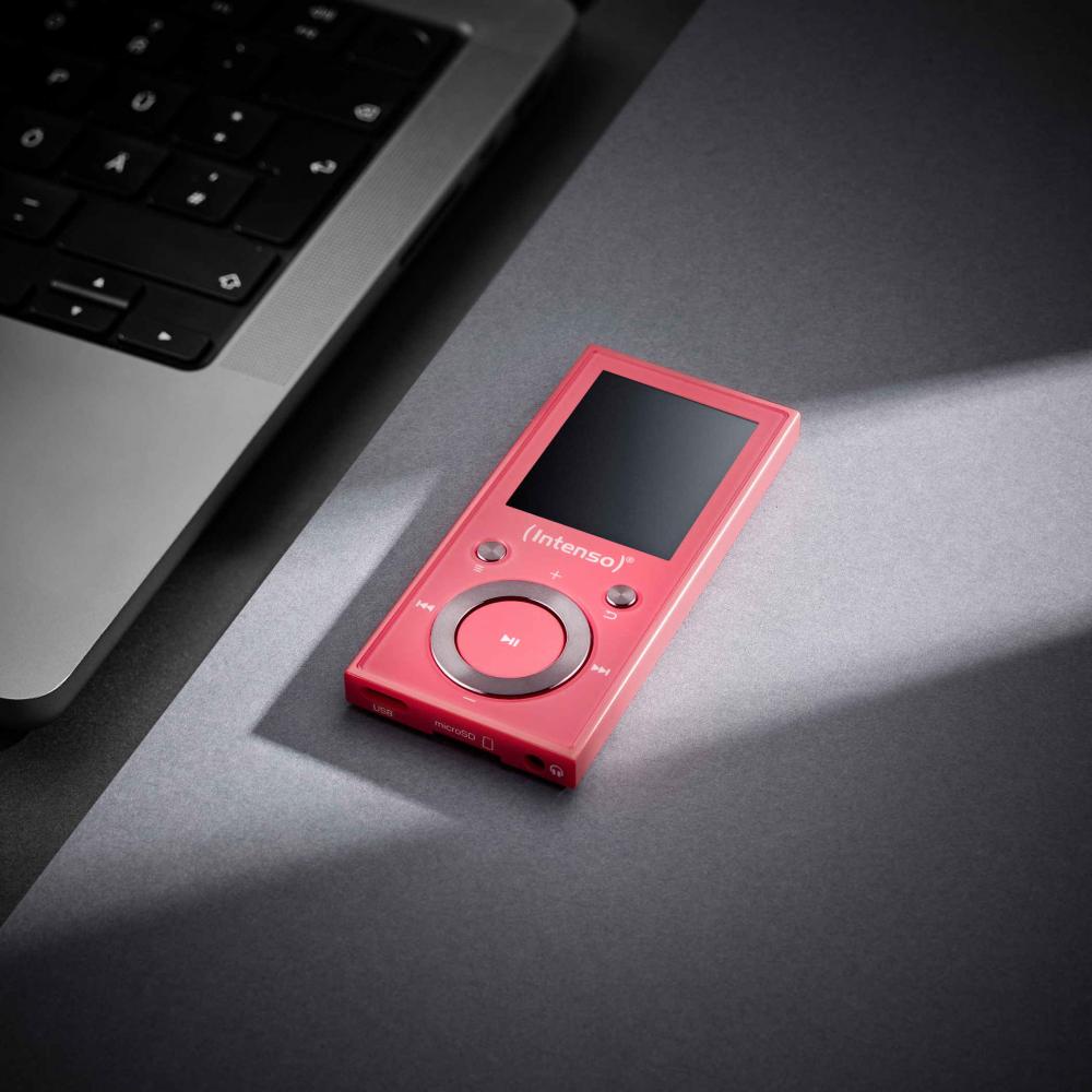 Intenso MP3 Player Video Scooter Bluetooth 64GB 1,8 Zoll Display pink