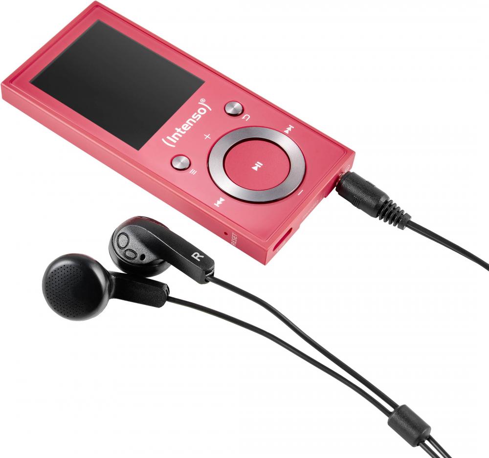 Intenso MP3 Player Video Scooter Bluetooth 64GB 1,8 Zoll Display pink