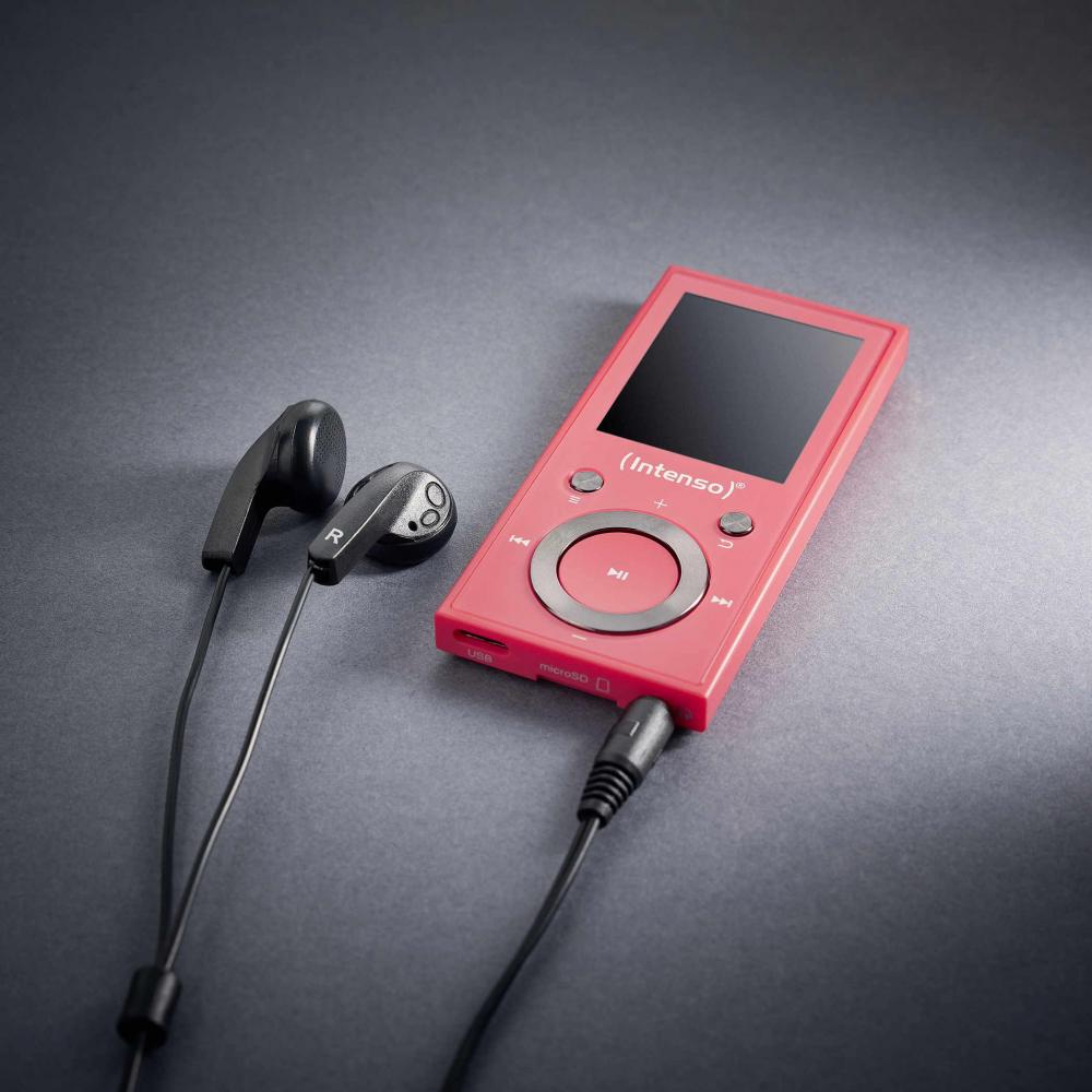 Intenso MP3 Player Video Scooter Bluetooth 64GB 1,8 Zoll Display pink