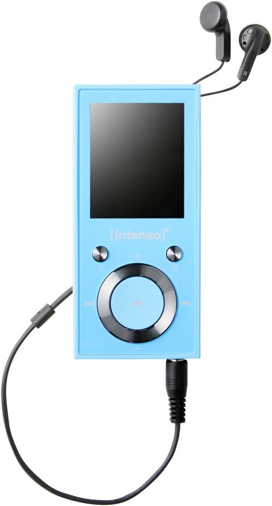 Intenso MP3 Player Video Scooter Bluetooth 64GB 1,8 Zoll Display blau