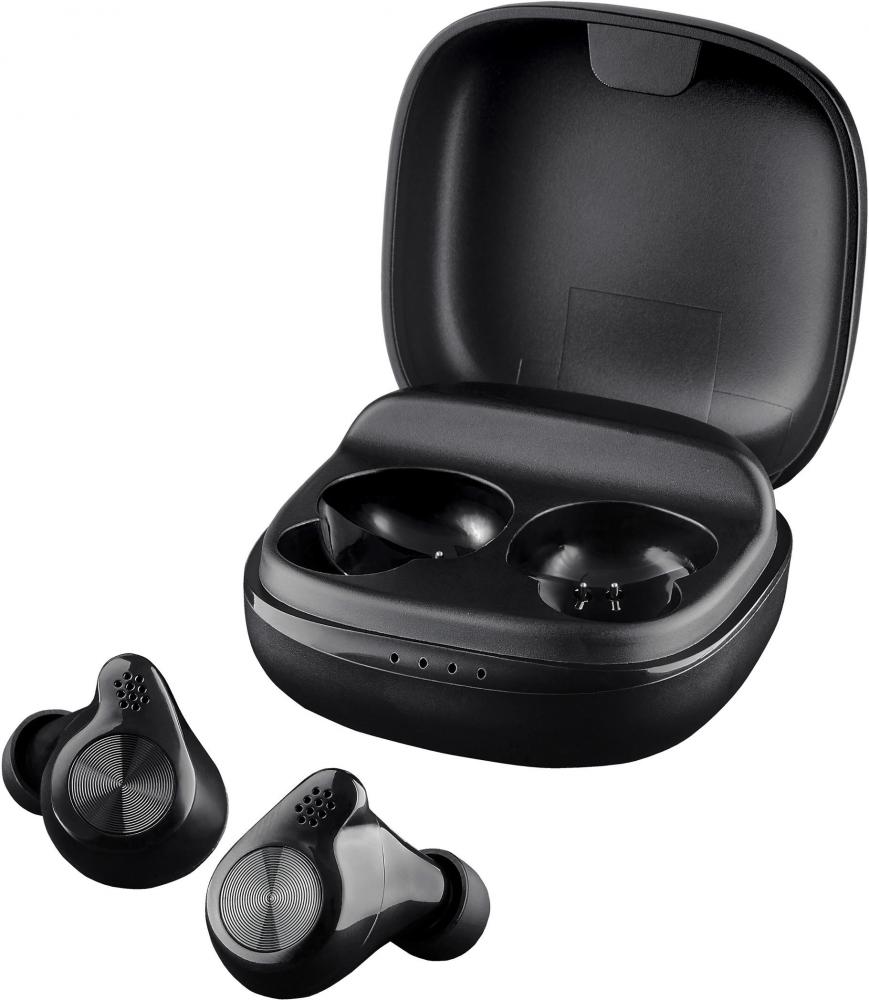 Intenso True Wireless Kopfhörer T200 Bluetooth Buds MICRO Akku schwarz