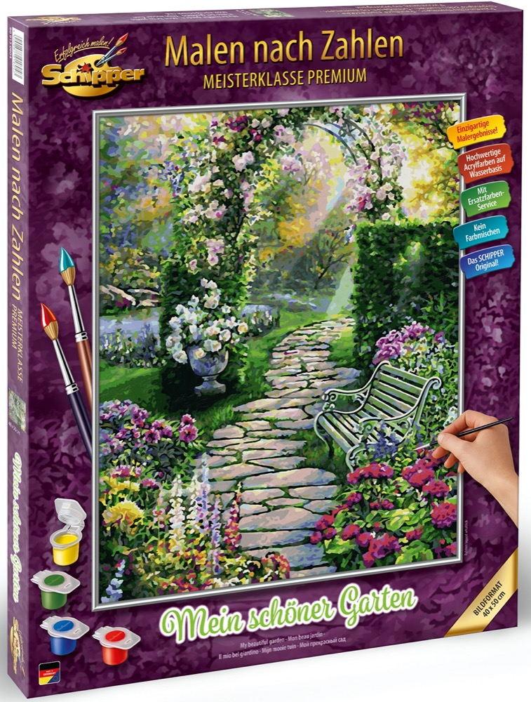 Mein schöner Garten Schipper Malen nach Zahlen Meisterklasse Klassiker 609130804 