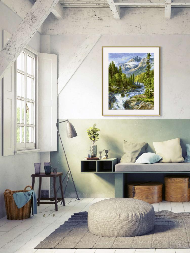 Schipper Malen nach Zahlen Master Class Premium 40x50cm Rocky Mountains 609130883