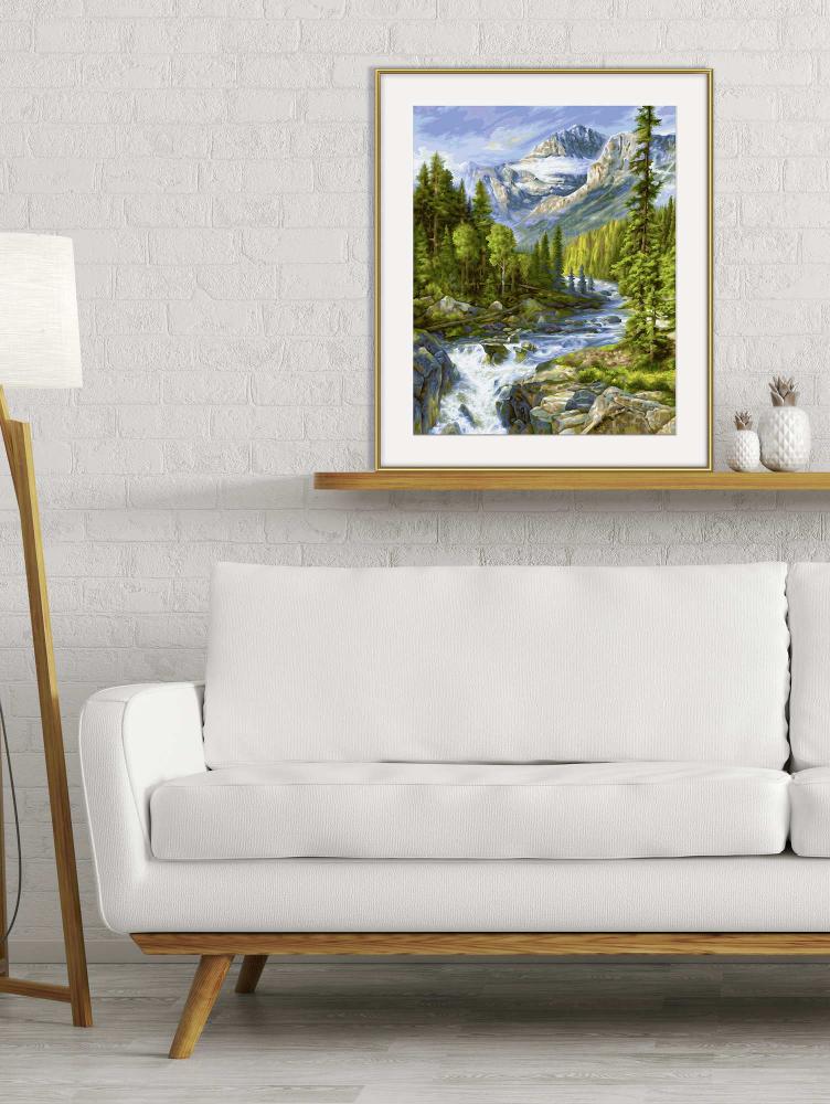 Schipper Malen nach Zahlen Master Class Premium 40x50cm Rocky Mountains 609130883