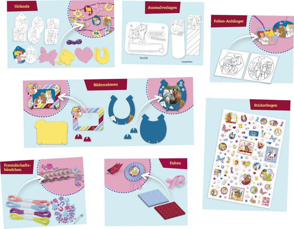 Schmidt Spiele Creation Bastelspaß Bibi & Tina 40672