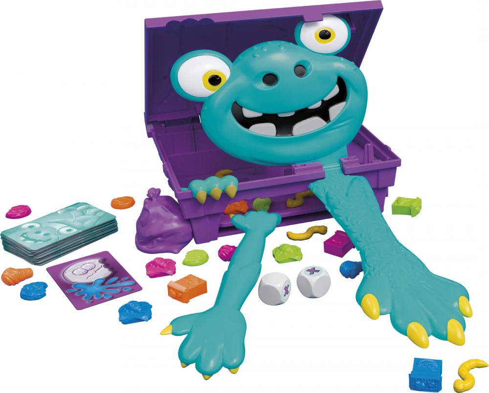 Schmidt Spiele Kinderspiel Wettlaufspiel Monsterkiste 40673