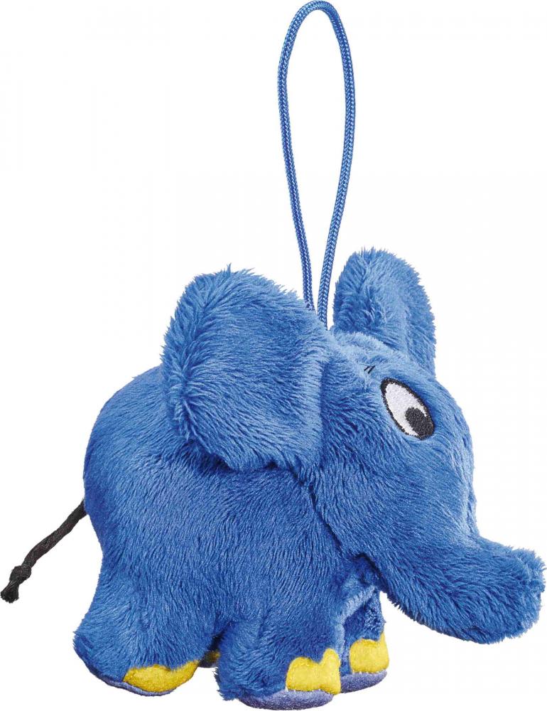 Schmidt Spiele Plüsch Stofftier Anhänger Die Sendung mit der Maus Elefant 8 cm 42294