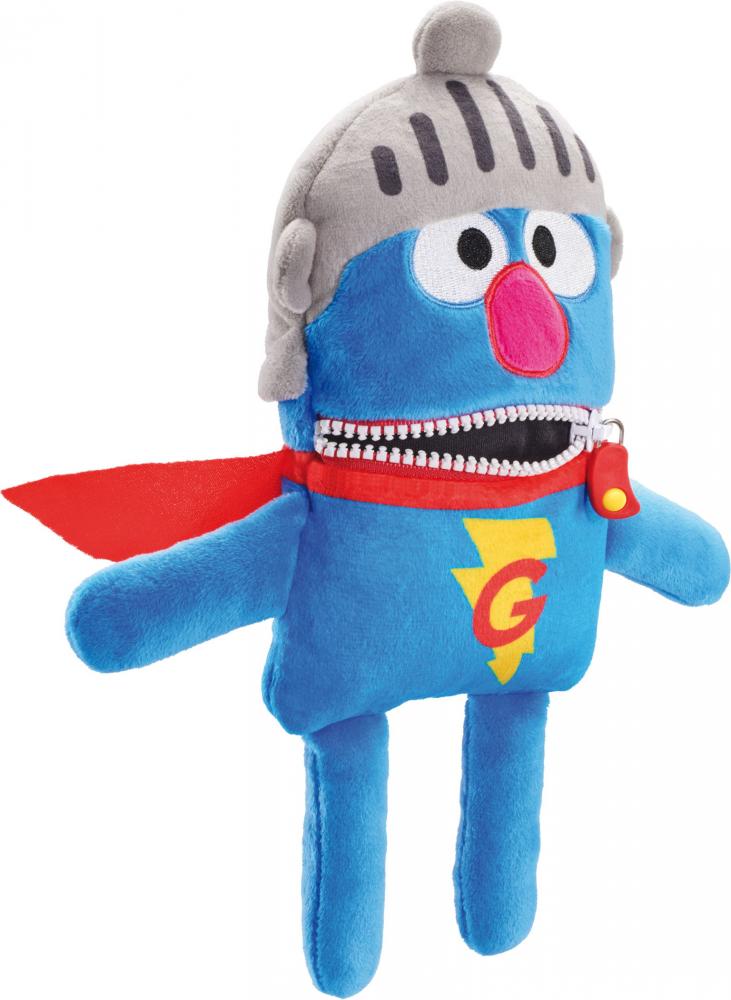 Schmidt Spiele Plüsch Stofftier Sorgenfresser Sesamstrasse Super-Grobi 28 cm 42560