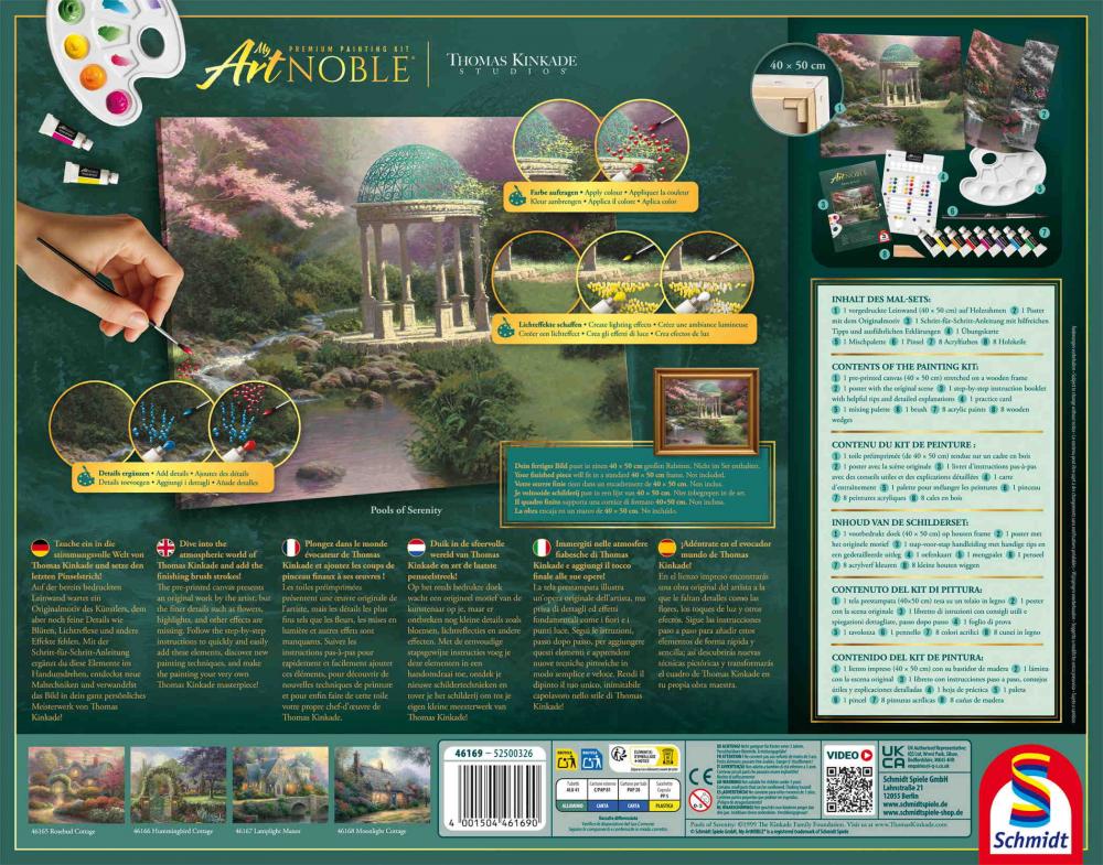 Schmidt Spiele Malen Thomas Kinkade My Artnoble Pools of Serenity 46169