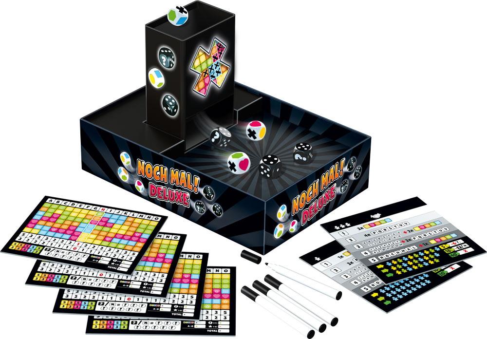 Schmidt Spiele Familienspiel Würfelspiel Noch mal! DeLuxe 49422