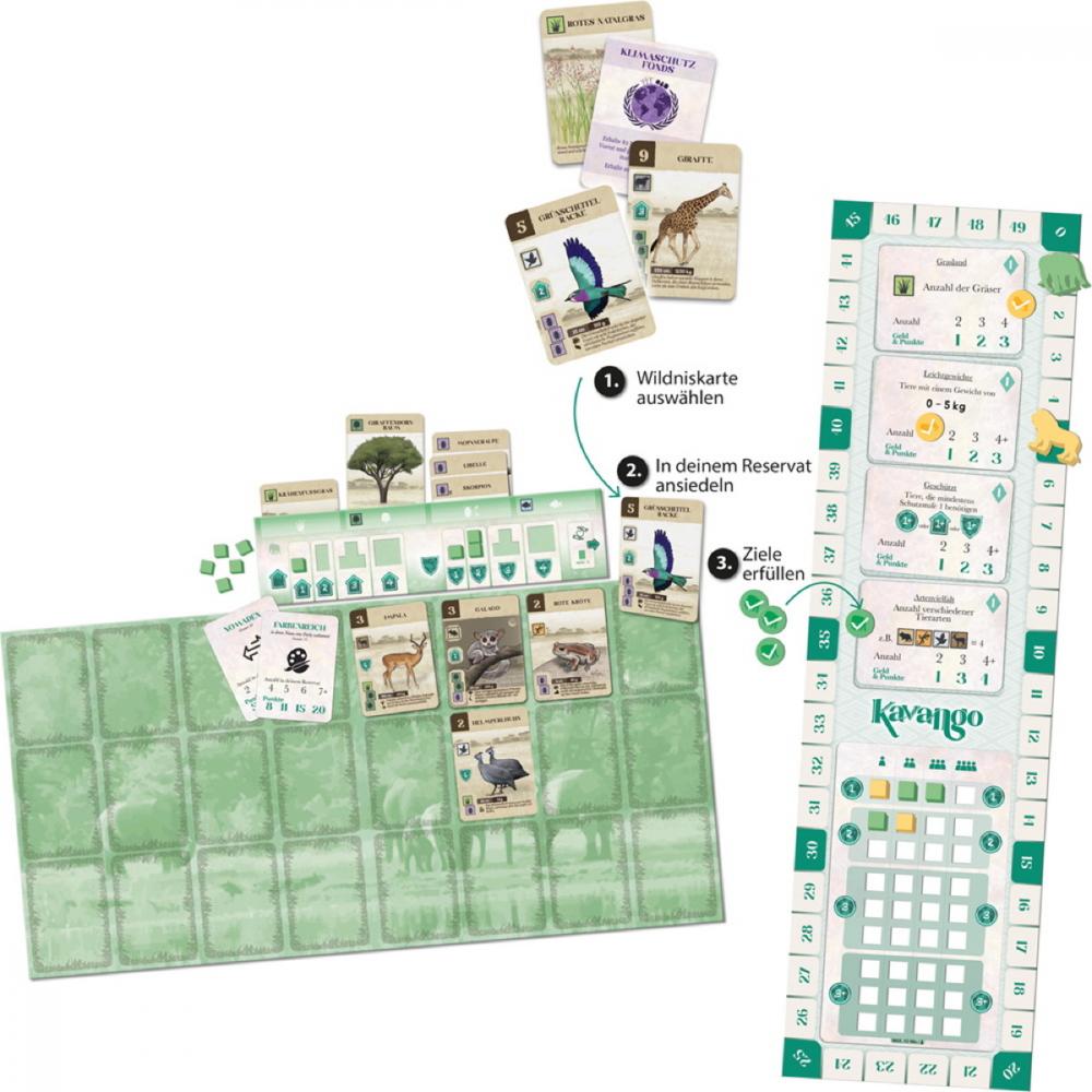 Schmidt Spiele Familienspiel Strategiespiel Kavango 49466