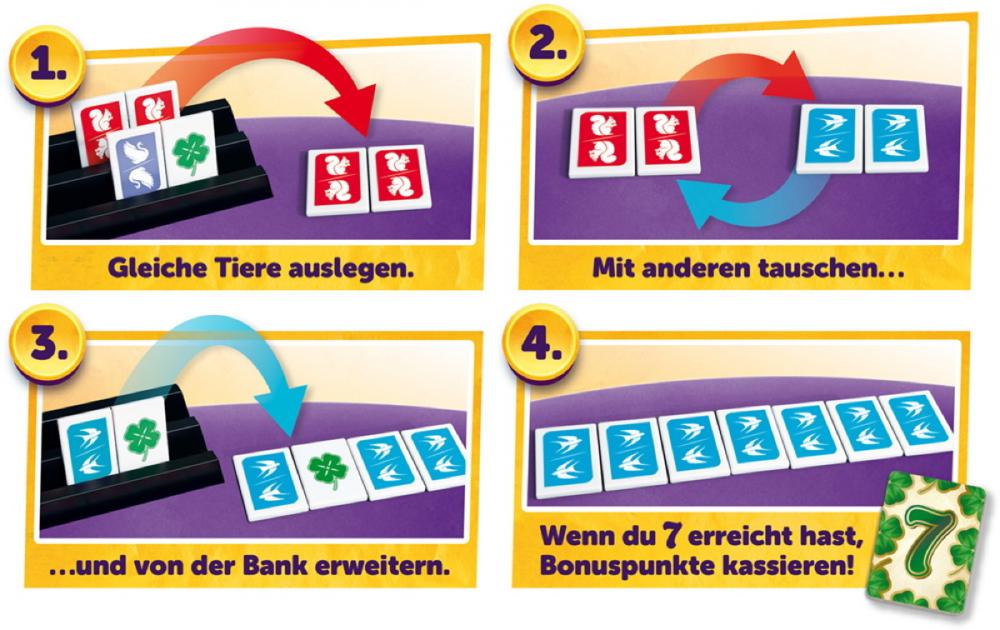 Schmidt Spiele Familienspiel Strategiespiel MySeven 49467