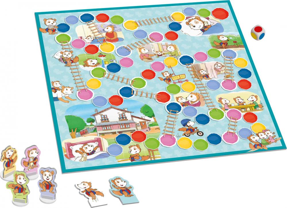 Schmidt Spiele Reisespiel Wettlaufspiel Bobo Siebenschläfer Leiterspiel 51350