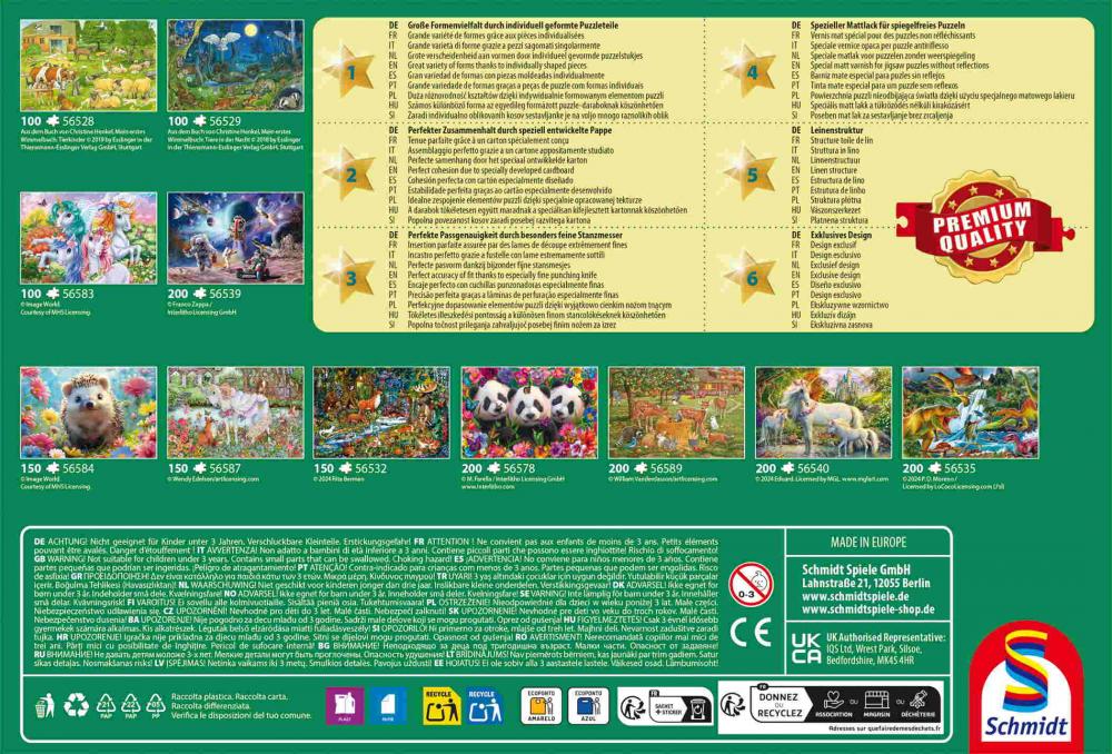 60 Teile Schmidt Spiele Kinder Puzzle Kleine Feenwelt 55777