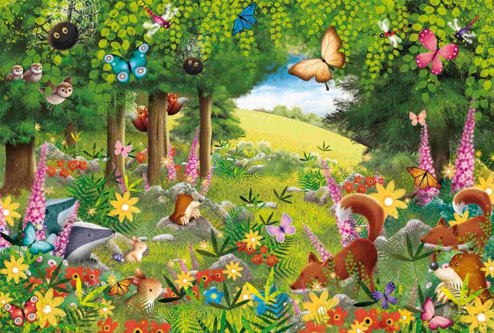 60 Teile Schmidt Spiele Kinder Puzzle Füchse & Freunde 55779