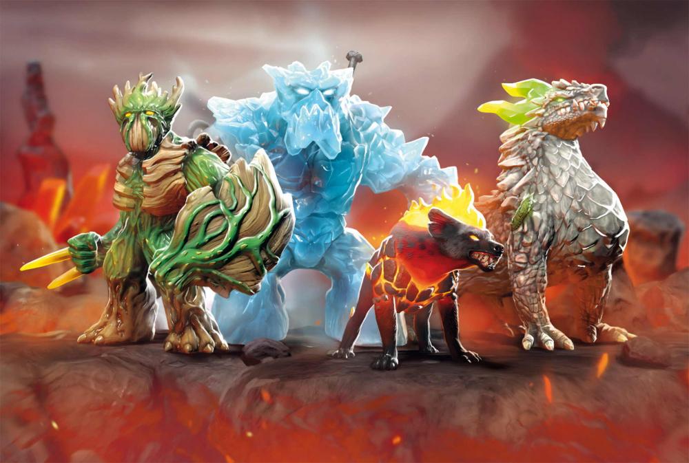 100 Teile Schmidt Spiele Kinder Puzzle Kreaturen aus Eldrador + Schleich Figur 56585