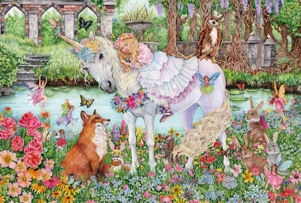 150 Teile Schmidt Spiele Kinder Puzzle Einhornprinzessin 56587