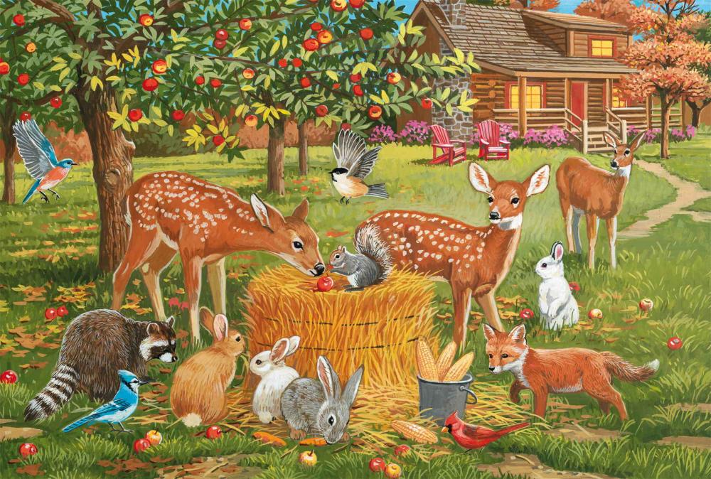 200 Teile Schmidt Spiele Kinder Puzzle Tierpicknick 56589