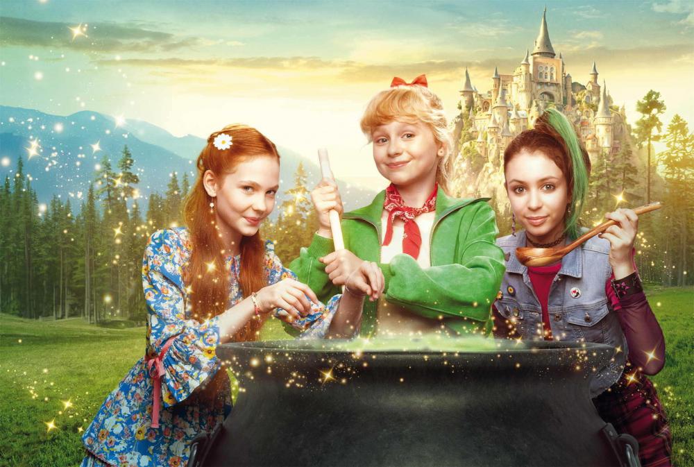 60 Teile Schmidt Spiele Kinder Puzzle Bibi Blocksberg große Hexentreffen Junghexen am Kessel 56591