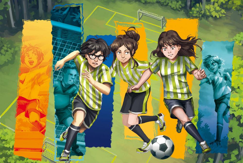 150 Teile Schmidt Spiele Kinder Puzzle Die Fussballbande Das Team der Fussballbande 56597