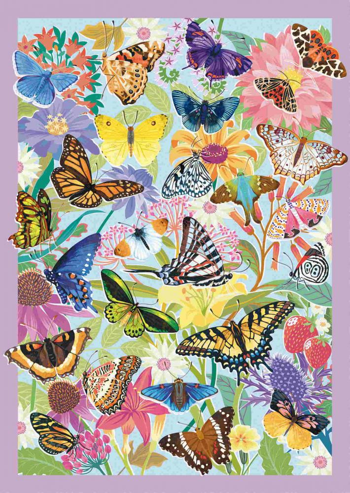 1000 Teile Schmidt Spiele Puzzle Schmetterlingstreiben 58066