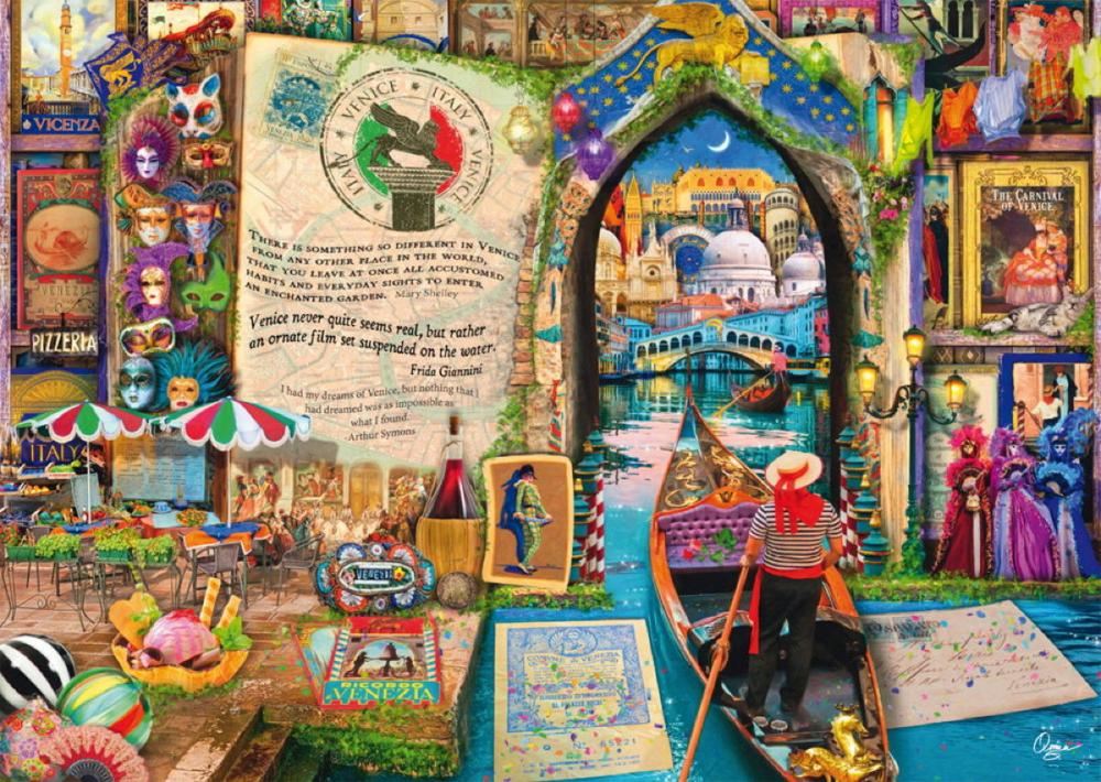1000 Teile Schmidt Spiele Puzzle Aimee Stewart SOUVENIR Erinnerungen an Venedig 58597