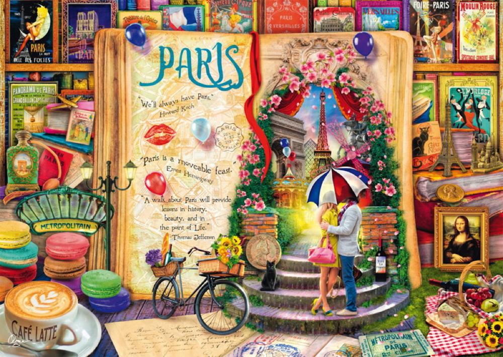 1000 Teile Schmidt Spiele Puzzle Aimee Stewart SOUVENIR Erinnerungen an Paris 58599