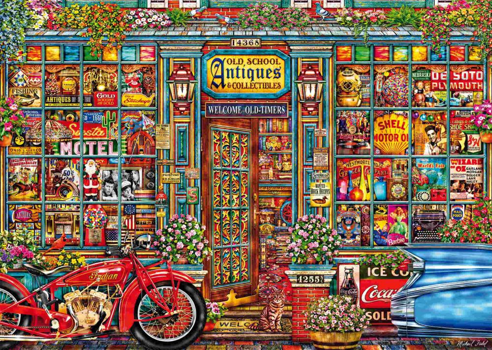 1000 Teile Schmidt Spiele Puzzle Michael Fishel Schätze vergangener Zeiten 58613