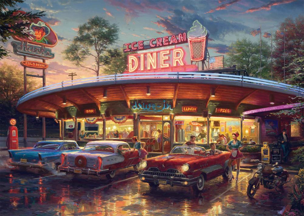 1000 Teile Schmidt Spiele Puzzle Blend Cota American Diner 58637