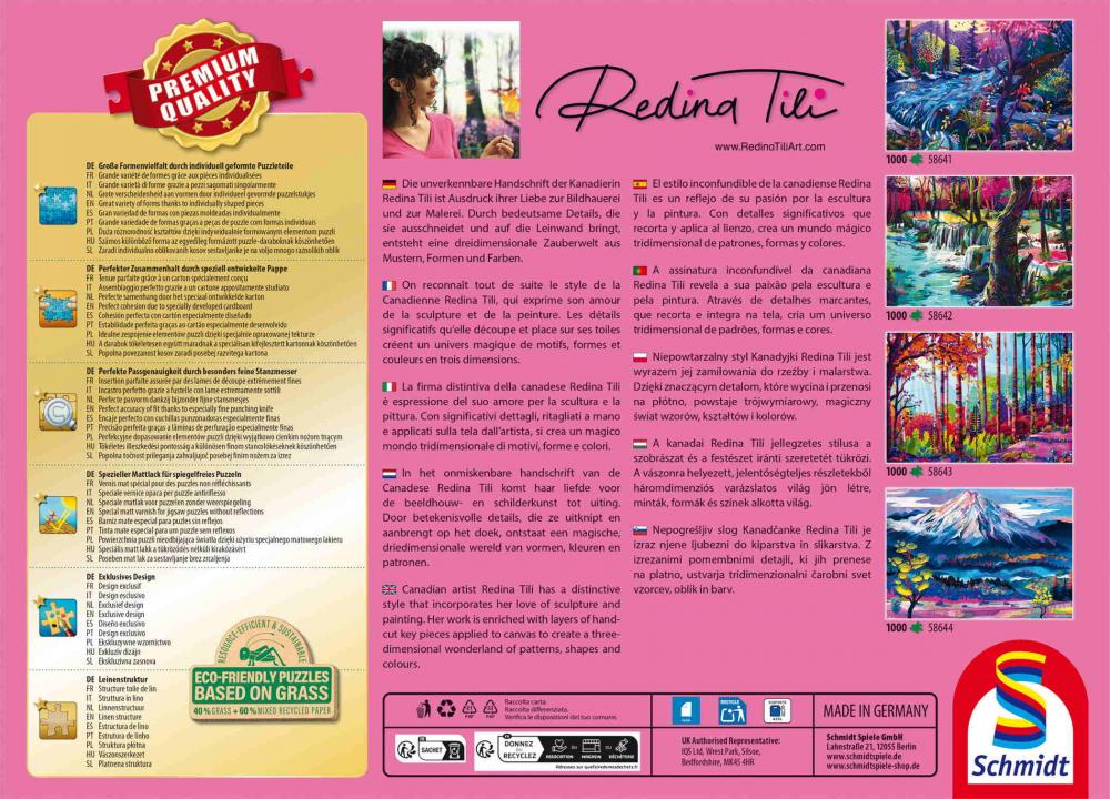 1000 Teile Schmidt Spiele Puzzle Redina Tili Pfad der Fantasie 58642