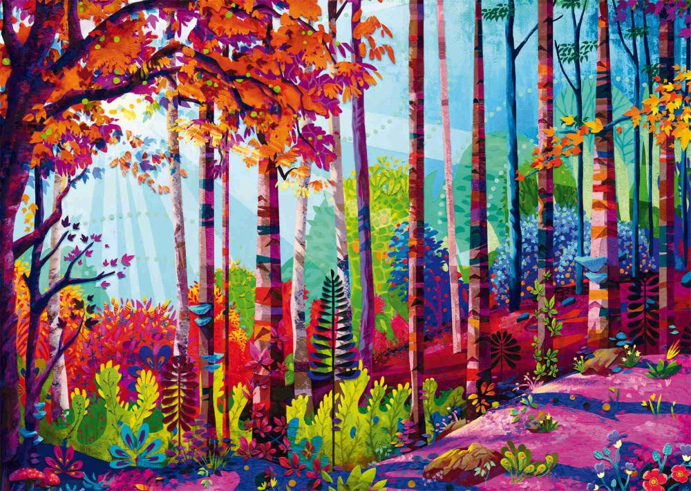 1000 Teile Schmidt Spiele Puzzle Redina Tili Im Herzen des Waldes 58643