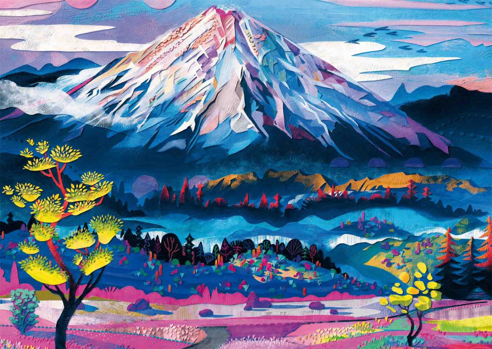 1000 Teile Schmidt Spiele Puzzle Redina Tili Die Ruhe des Berges 58644