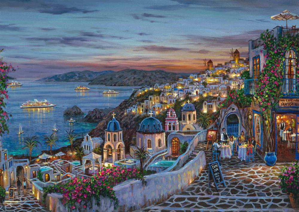 1000 Teile Schmidt Spiele Puzzle Robert Finale Santorini Sonnenuntergang 58647