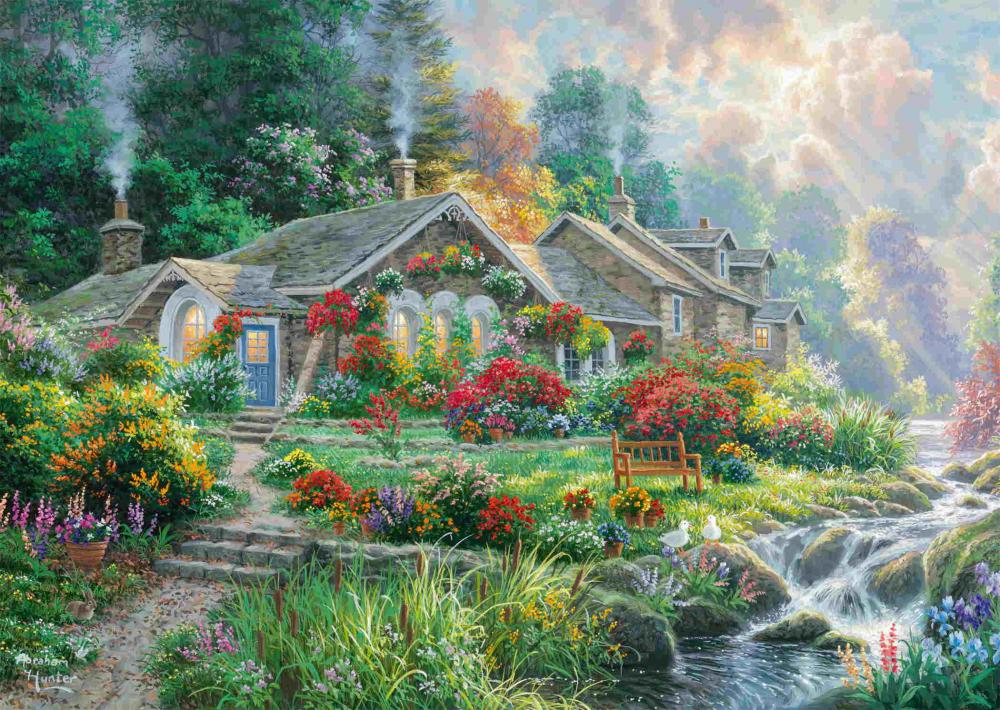 1000 Teile Schmidt Spiele Puzzle Abraham Hunter Wiesenleuchten 58811