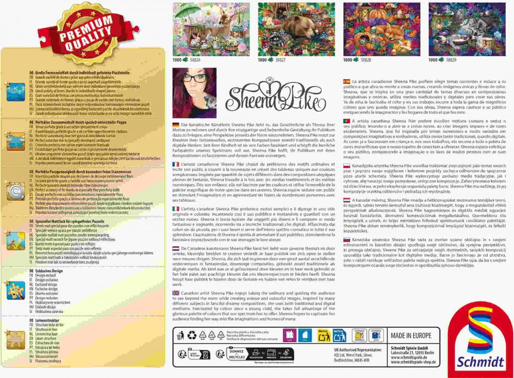 1000 Teile Schmidt Spiele Puzzle Sheena Pike Herbsttraum 58828
