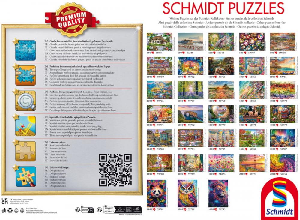 1000 Teile Schmidt Spiele Puzzle Geheimnisvolle Tarotkarten 58879