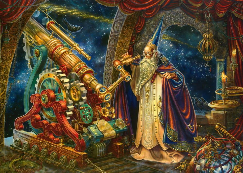 1000 Teile Schmidt Spiele Puzzle Der Astronom 58880
