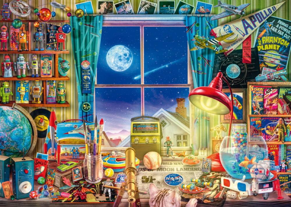 1000 Teile Schmidt Spiele Puzzle Bis zum Mond 58882